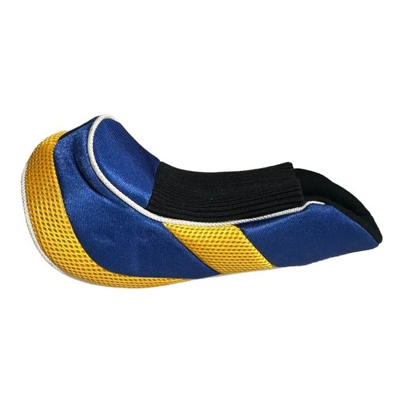 Tour Edge Jr Golf Driver Head Cover Blue and Yellow Embroidered VGUC - Picture 4 of 7